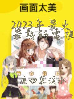 2023年最火最热的电视剧