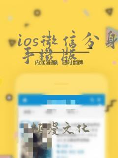 ios微信分身手机版