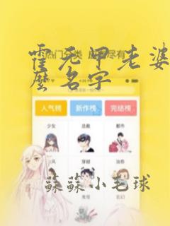 霍元甲老婆叫什么名字