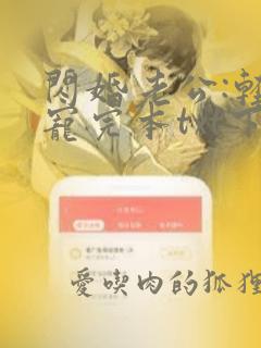 闪婚老公:轻点宠完本txt下载