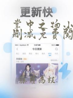 掌中之物小说无删减免费阅读