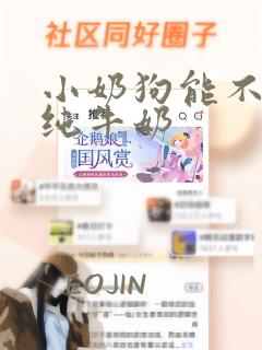 小奶狗能不能喝纯牛奶