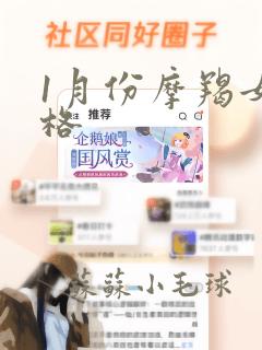 1月份摩羯女性格