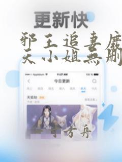 邪王追妻废材逆天小姐无删减