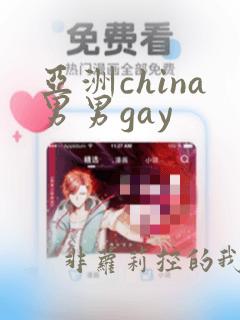 亚洲china男男gay