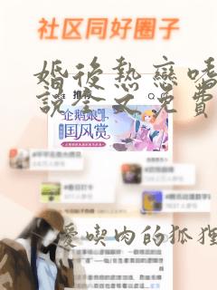 婚后热恋嗜眠小说全文免费阅读