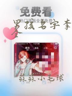 男孩名字李姓大全