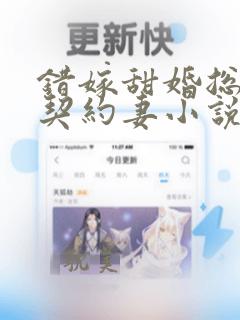 错嫁甜婚总裁的契约妻小说完整版