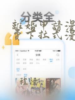 离婚申请漫画免费下拉式漫画