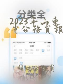 2023年山东省公务员报考岗位