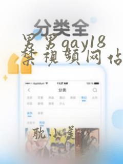 男男gay18禁视频网站