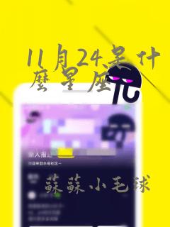 11月24是什么星座