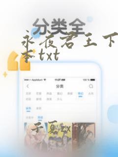 永夜君王下载全本txt