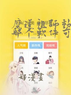 魔道祖师动漫在哪个软件可以看