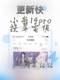 小米14pro投屏电视