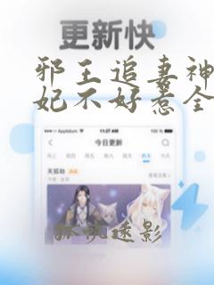 邪王追妻神医狂妃不好惹全文免费