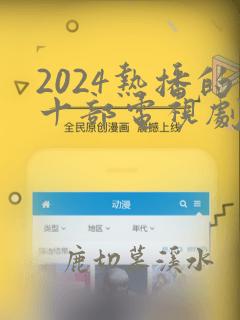 2024热播的十部电视剧