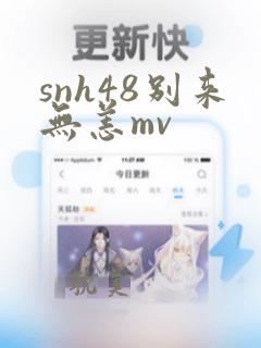 snh48别来无恙mv