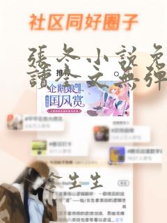 张冬小说免费阅读全文无弹窗