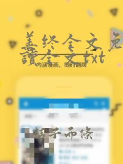 善终全文免费阅读全文txt