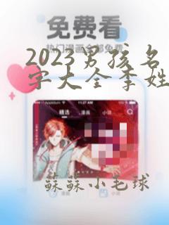 2023男孩名字大全李姓100分