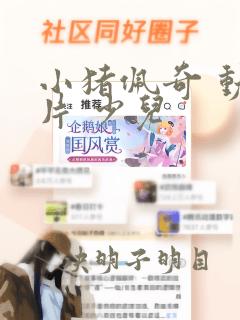 小猪佩奇 动画片 少儿