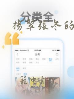 杨翠张冬的小说