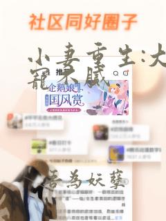 小妻重生:大佬宠不腻