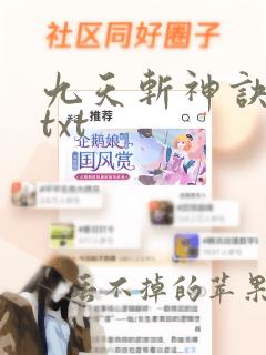 九天斩神诀林辰txt