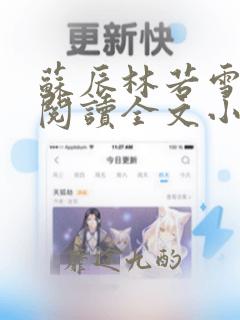 苏辰林若雪免费阅读全文小说