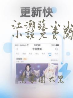 江潮苏小小穿越小说免费阅读全文