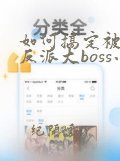 如何搞定被下的反派大boss小说