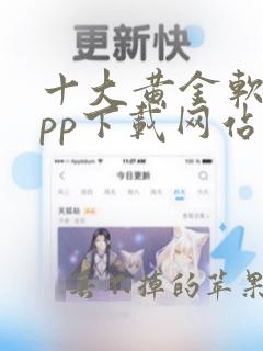 十大黄金软件app下载网站免费大全