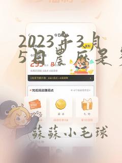 2023年3月5日农历是多少