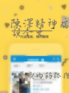 陈泽精神病院小说全文