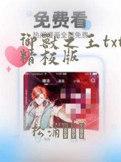 御兽之王txt精校版