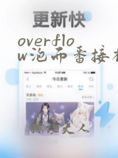 overflow泡面番接档