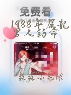 1988年属龙男人的命