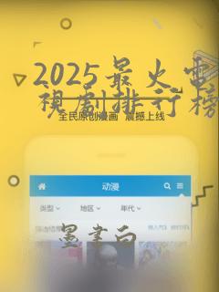 2025最火电视剧排行榜前十名