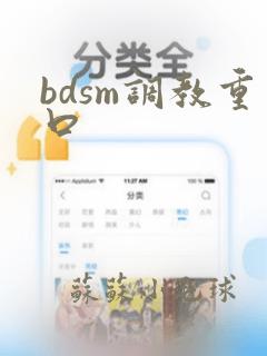 bdsm调教重口