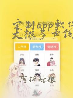 定制app软件大概多少钱