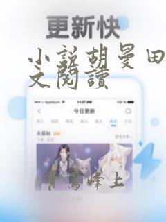 小说胡曼田妮全文阅读