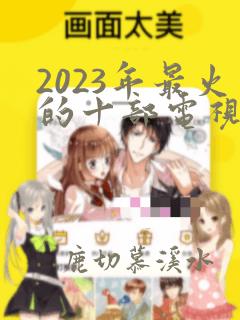 2023年最火的十部电视剧