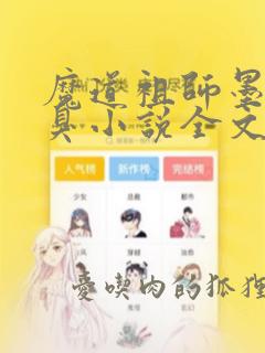 魔道祖师墨香铜臭小说全文免费