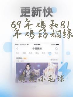 69年鸡和81年鸡的姻缘怎么样