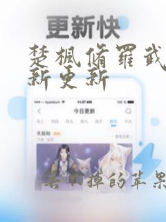 楚枫修罗武神最新更新