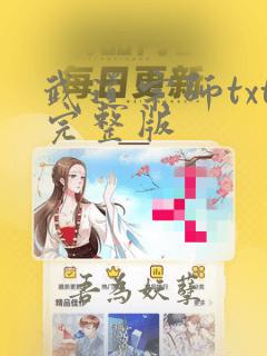 武道宗师txt完整版