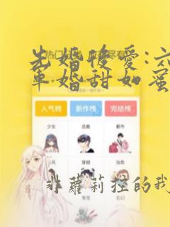 先婚后爱:六零军婚甜如蜜全文免费