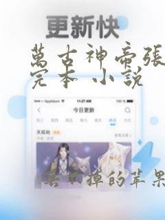 万古神帝张若尘完本 小说