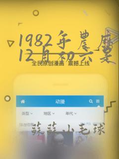 1982年农历12月初六是什么命